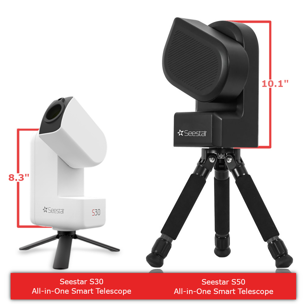 Seestar S30 and S50 comparison