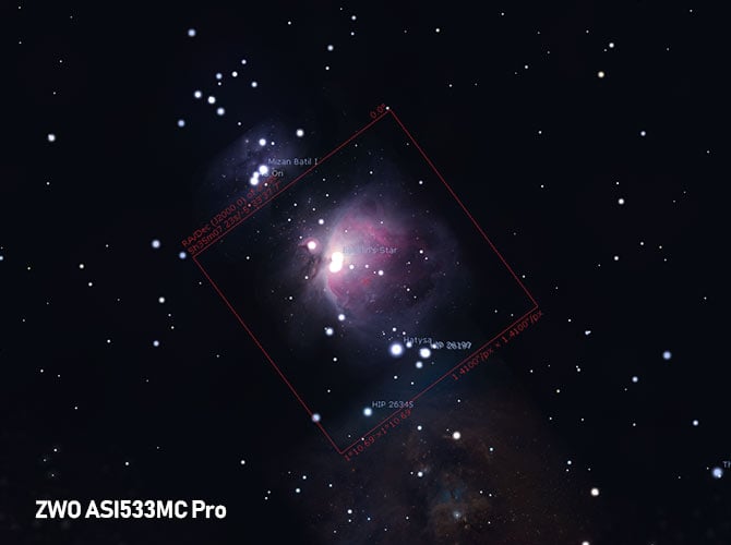 ASI533 Field of View